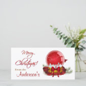 クリスマススノーグローブ シーズンカード (スタンド正面)