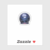 クリスマススノーグローブ シール (シート)