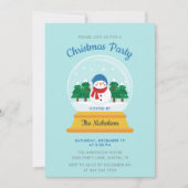 クリスマススノーグローブ 招待状 (正面)