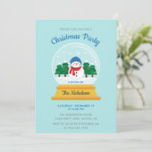 クリスマススノーグローブ 招待状 (スタンド正面)