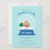 クリスマススノーグローブ 招待状 (正面)