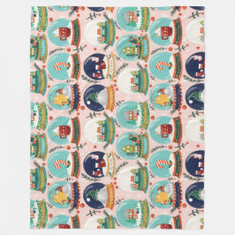 クリスマススノーグローブ//格言//ジンジャーブレッドハウス// フリースブランケット