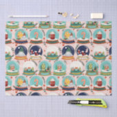 クリスマススノーグローブ//格言//ジンジャーブレッドハウス// 薄葉紙 (クラフト)