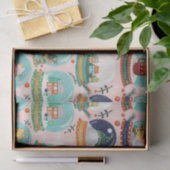 クリスマススノーグローブ//格言//ジンジャーブレッドハウス// 薄葉紙 (ギフト)