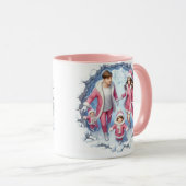 クリスマススノーコーヒーマグ マグカップ (正面右)