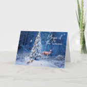 クリスマススノーツリーライトズ魔法の季節 シーズンカード (正面)