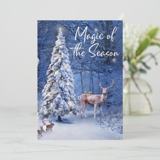 クリスマススノーツリーライトズ魔法の季節 シーズンカード (スタンド正面)