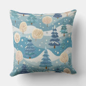 クリスマススノーツリー クッション (裏面)