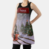 クリスマススノートレイン エプロン (インサイチュ)