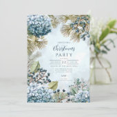 クリスマススノーパインアジサイ 招待状 (スタンド正面)