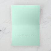 クリスマススノーパインツリーフォレストウィンターワンダーランド シーズンカード (内部)