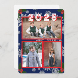 クリスマススノーフォトクリスマスカード シーズンカード