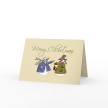 クリスマススノーフレンズカード