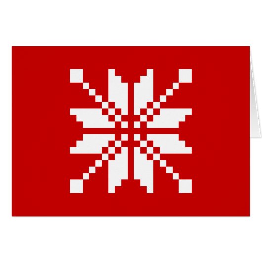 クリスマススノーフレークのクリスマスパターン (正面横)