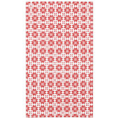 クリスマススノーフレークのクリスマスパターン テーブルクロス (正面)