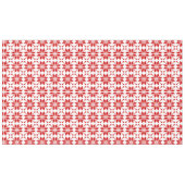 クリスマススノーフレークのクリスマスパターン テーブルクロス (正面(横))