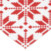 クリスマススノーフレークのクリスマスパターン テーブルクロス (アングル)