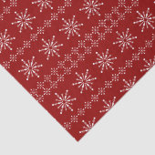 クリスマススノーフレークのパターンカスタムの背景 薄葉紙 (詳細)