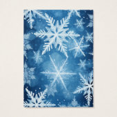 クリスマススノーフレークイヤリングディスプレイカード (裏面)