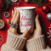 クリスマススノーフレークオーナメント紙CUPS
