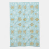 クリスマススノーフレークキッチンタオル キッチンタオル (縦)