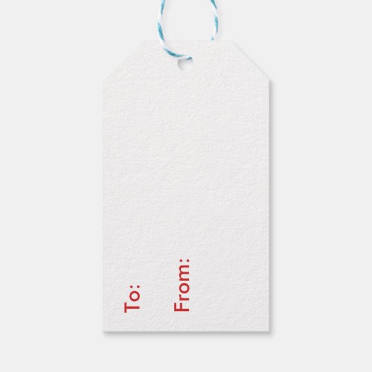 クリスマススノーフレークギフトラベル ギフトタグ (裏面)