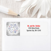 クリスマススノーフレークシルバー ラベル (インサイチュ)