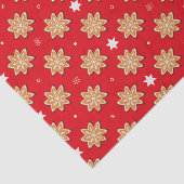 クリスマススノーフレークジンジャーブレッド 薄葉紙 (詳細)