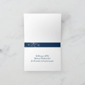 クリスマススノーフレークスウィンターフロスト恵み シーズンカード (内部)