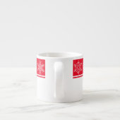 クリスマススノーフレークスエスプレッソマグカップ エスプレッソカップ (裏面)