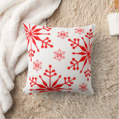 クリスマススノーフレークスタイルクッション。 クッション (ブランケット)