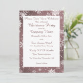 クリスマススノーフレークスダスティバラ 招待状 (スタンド正面)