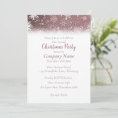 クリスマススノーフレークスダスティバラ 招待状 (スタンド正面)