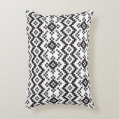 クリスマススノーフレークスフェア島シームレスパターナート アクセントクッション (正面(垂直))