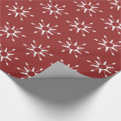 クリスマススノーフレークスラッピング紙 ラッピングペーパー (角)