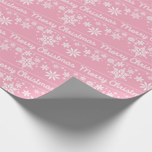 クリスマススノーフレークスラッピング紙 ラッピングペーパー (角)