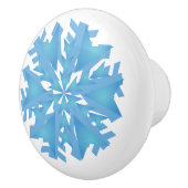 クリスマススノーフレークセラミックノブ セラミックノブ (右)