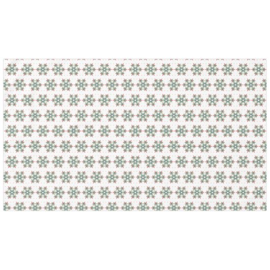 クリスマススノーフレークホリデーホームデコールテーブルクロス テーブルクロス (正面(横))