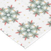 クリスマススノーフレークホリデーホームデコールテーブルクロス テーブルクロス (アングル)