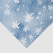 クリスマススノーフレークライトブルースカイ 薄葉紙 (詳細)