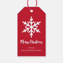 クリスマススノーフレークレッドミニマリストホリデーパーティー