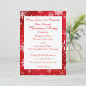 クリスマススノーフレークレッド 招待状 (スタンド正面)