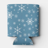 クリスマススノーフレーク・オンブルー 缶クーラー (裏面)