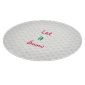 クリスマススノーフレーク カッティングボード (角)