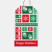 クリスマススノーフレーク ギフトタグ (正面)