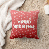 クリスマススノーフレーク クッション (ブランケット)