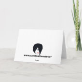 クリスマススノーフレーク・グリーティングカード シーズンカード (裏面)