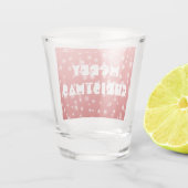 クリスマススノーフレーク ショットグラス (裏面)