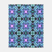 クリスマススノーフレーク、シームレ数々のスパターン、カラー、s フリースブランケット (正面)