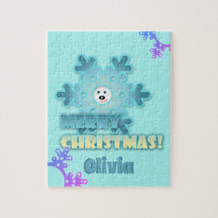 クリスマススノーフレーク ジグソーパズル